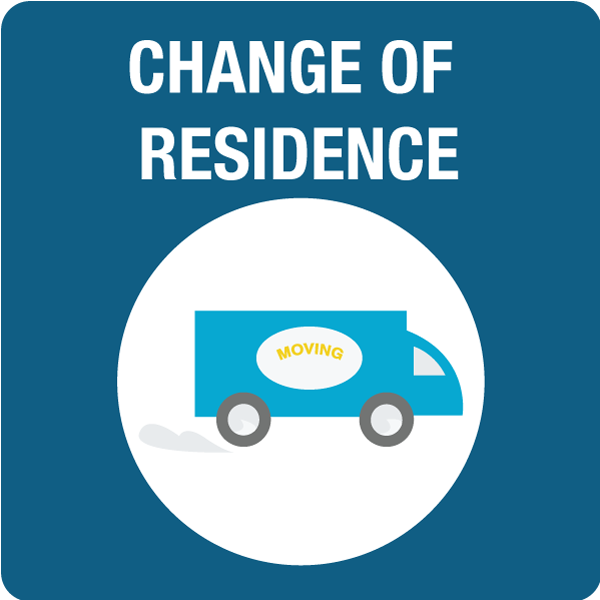 Change in Residence