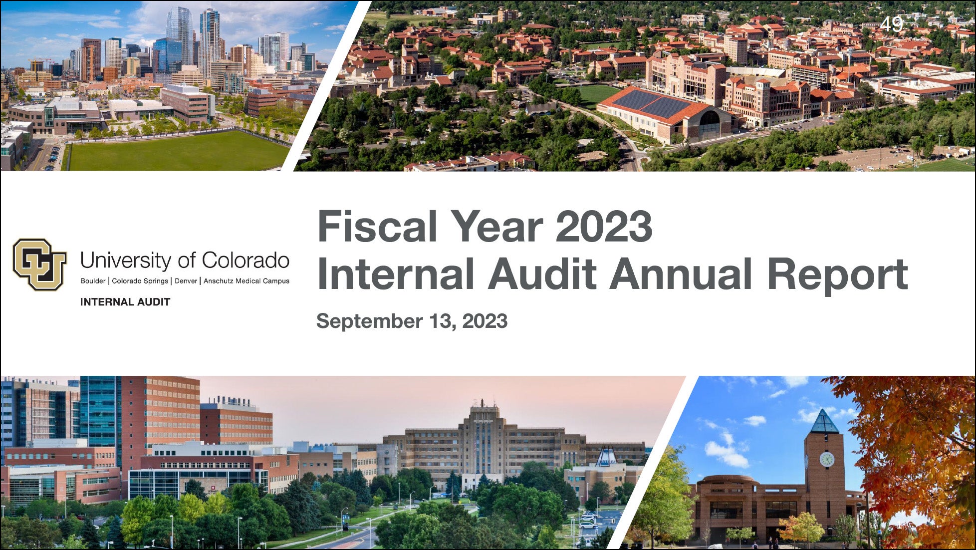 Download the 2023 Internal Audit Annual Report