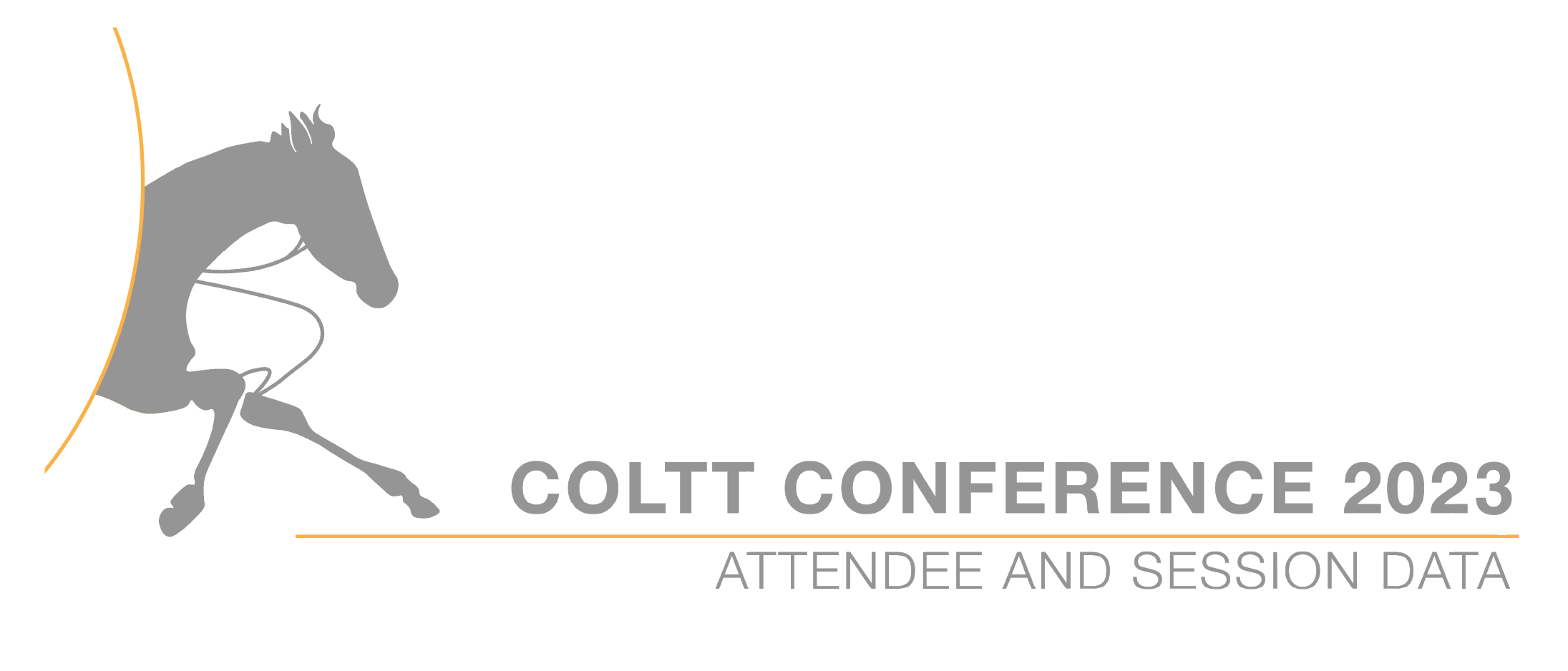 COLTT Conference 2023 Attendee Session Data horse banner