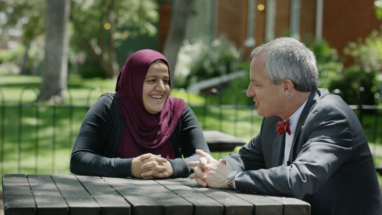 Mentors like Dr.Medema help Nadeen to thrive