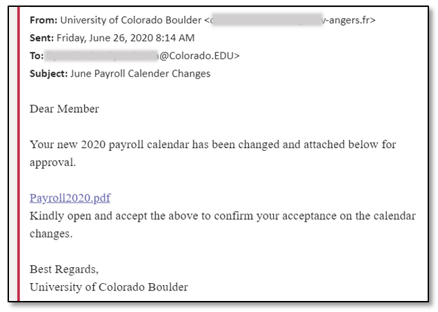 Phish Email with Malicious Attachment