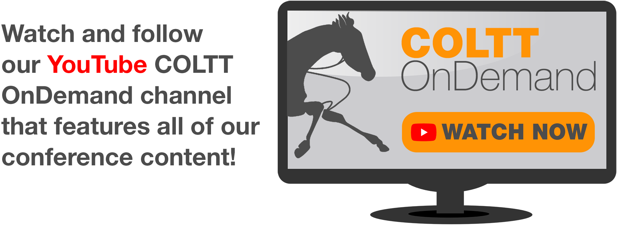 Watch and follow our YouTube COLTT OnDemand channel that features all of our conference content!