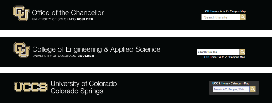 Campus website banners Campus website banners