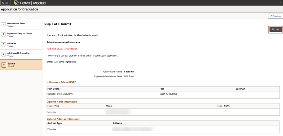 Screenshot example