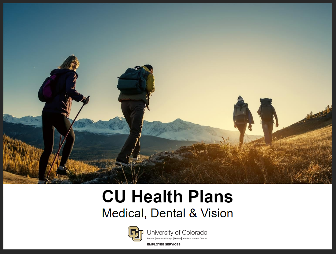 CU Health Plans - click to watch course