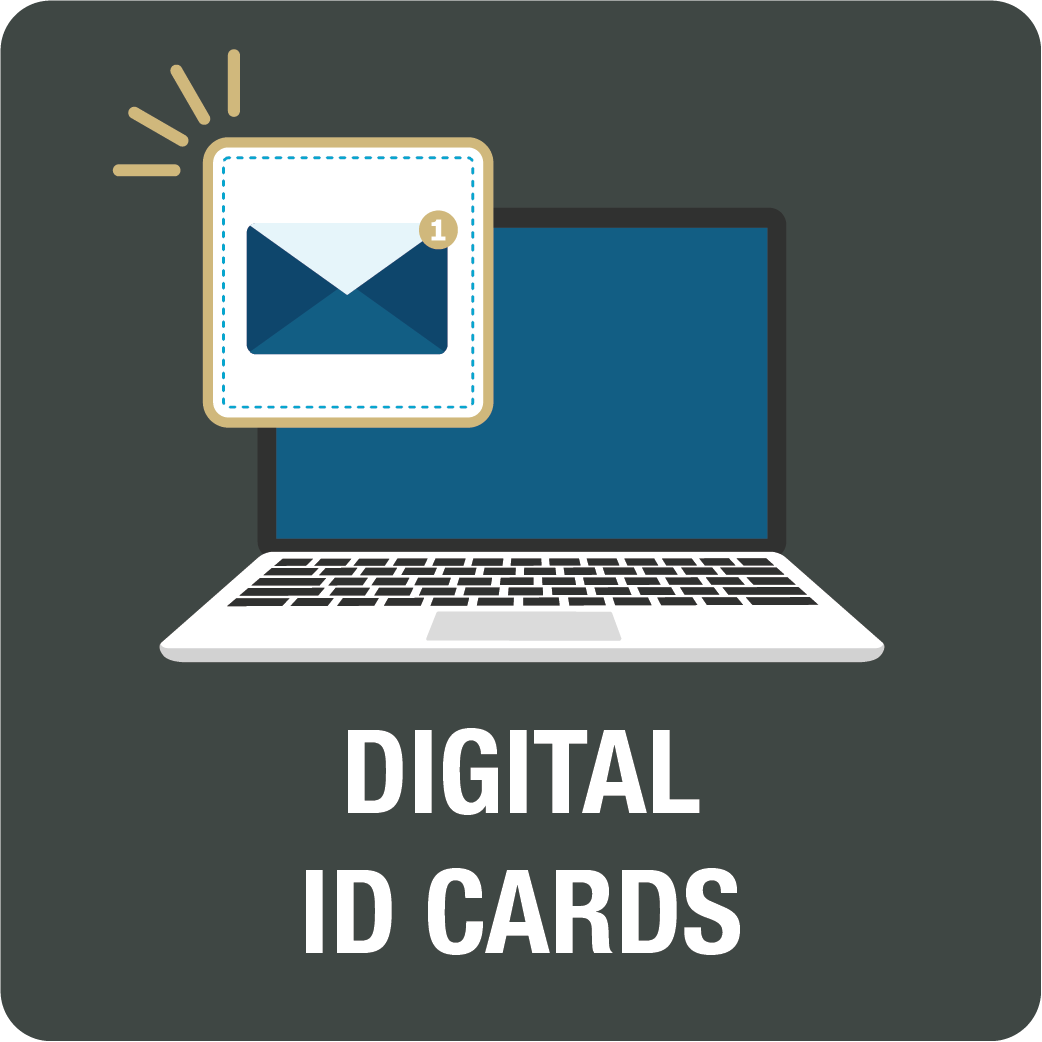 Digital delivery: Click for ID card details