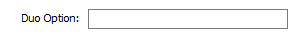 Duo option field image