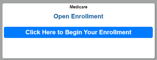 Medicare Open Enrollment Start Enrollment tile