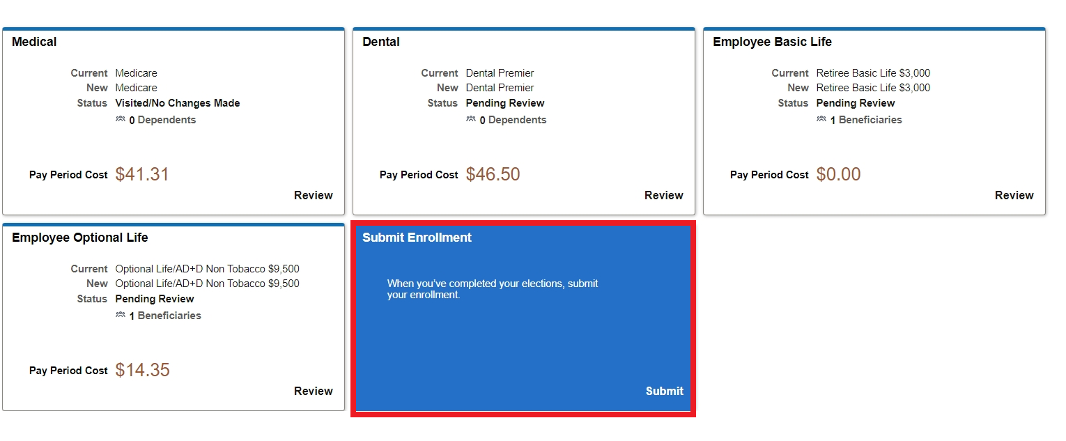 Submit Enrollment