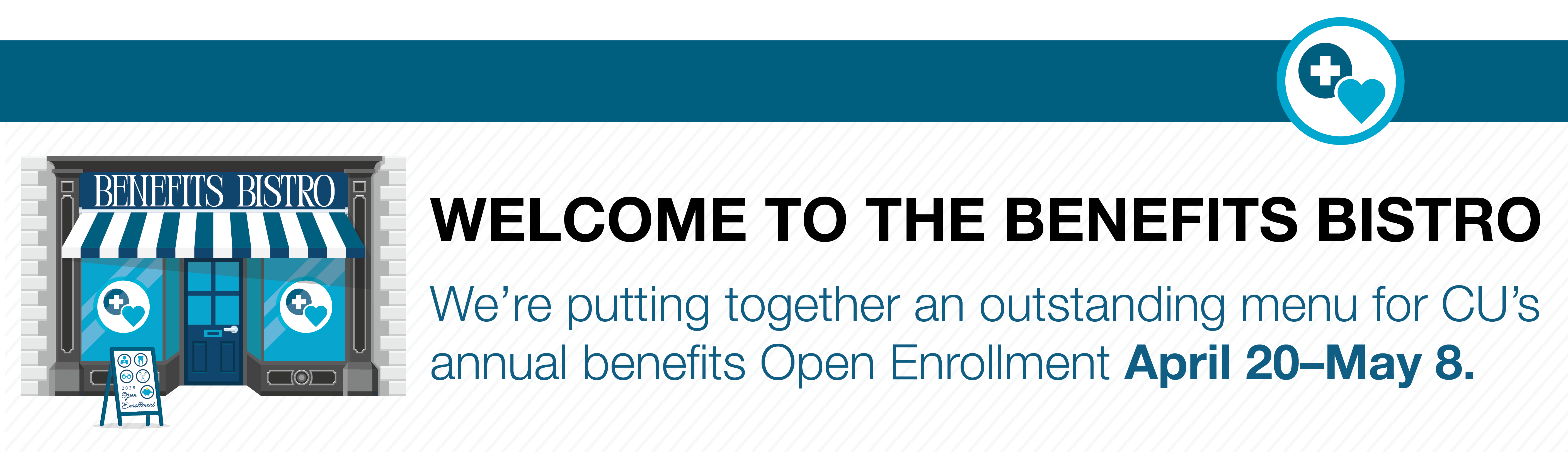 CU's open enrollment runs Apr. 20 - May 8.