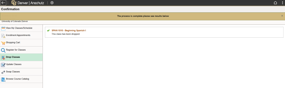 Screenshot example