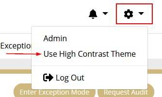 High Contrast Theme in uAchieve