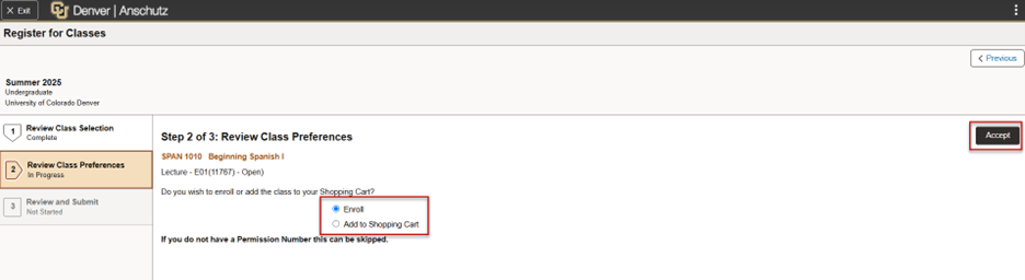 Screenshot example
