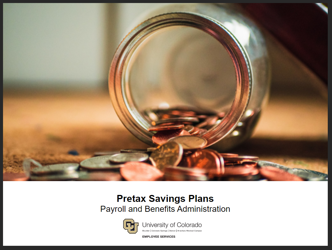 Pretax Savings Plans course - click to watch course