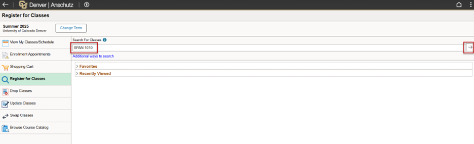 Screenshot example