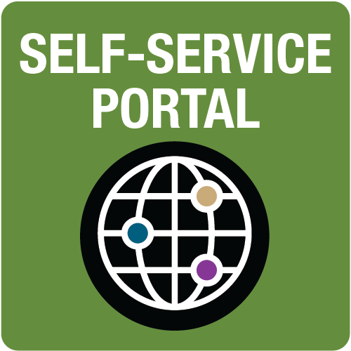 Self-Service portal - Click for portal instructions
