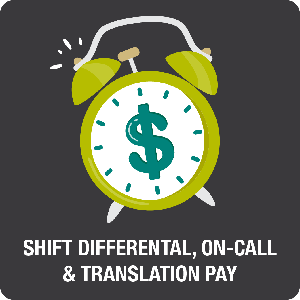 Shift Differential, On-Call & Translation Pay
