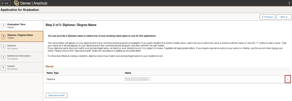 Screenshot example