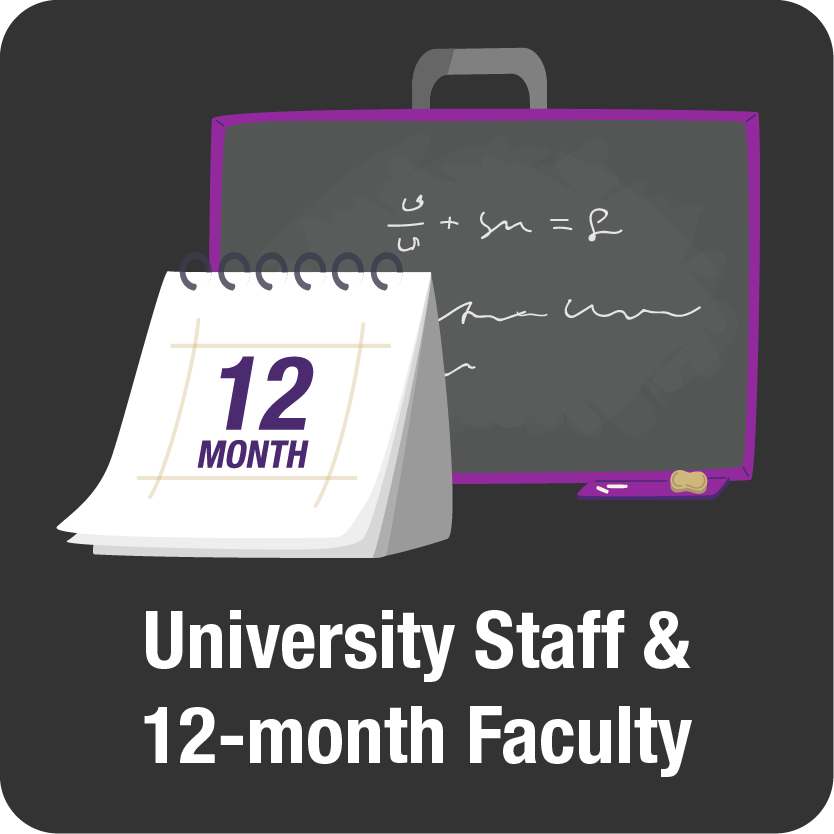 University Staff and 12-month faculty - click here to access