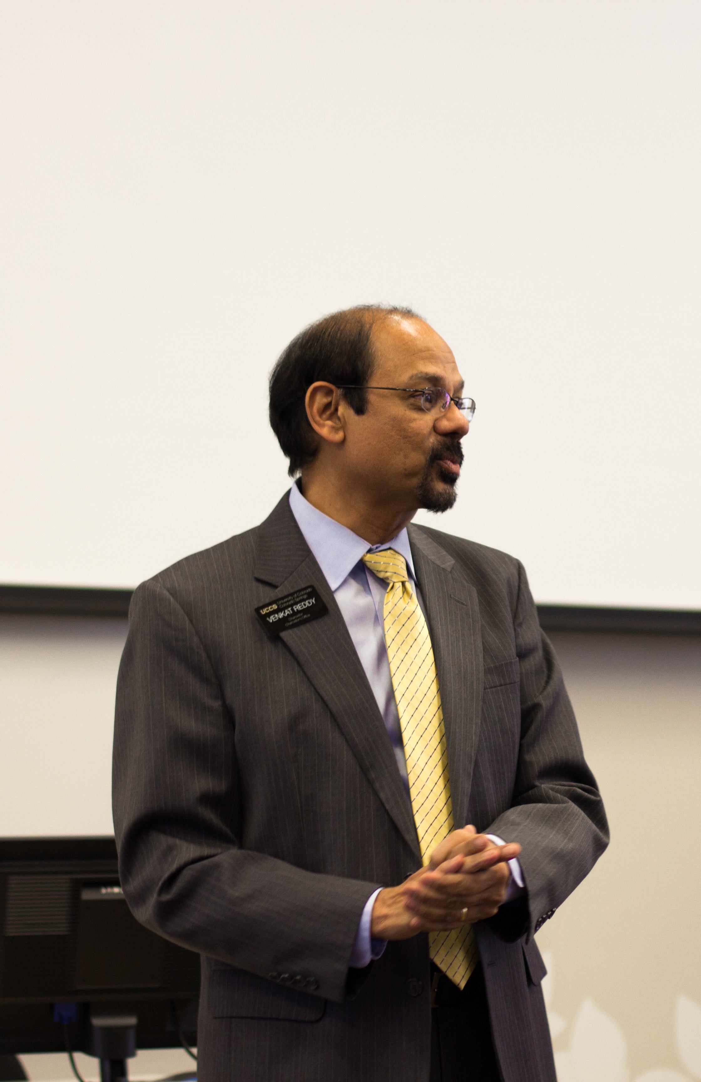 UCCS Chancellor Venkat Reddy at the consortium