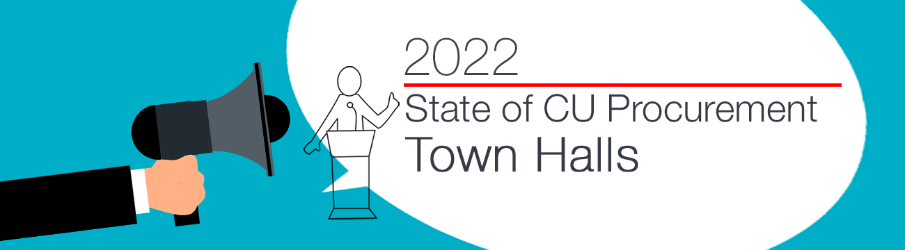 State of CU Procurement Town Halls