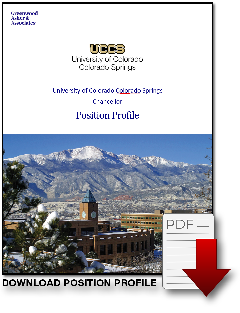 Download the UCCS Chancellor Position Profile