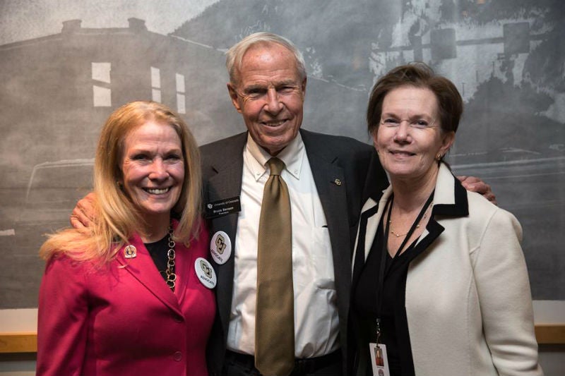 Senator Vicki Marble, CU President Bruce Benson and Lt. Governor Donna Lynne at CU Advocacy Day