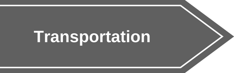 grey banner labeled Transportation