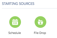 Starting Source Options Starting Source Options