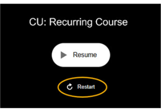 CU: Recurring Course image