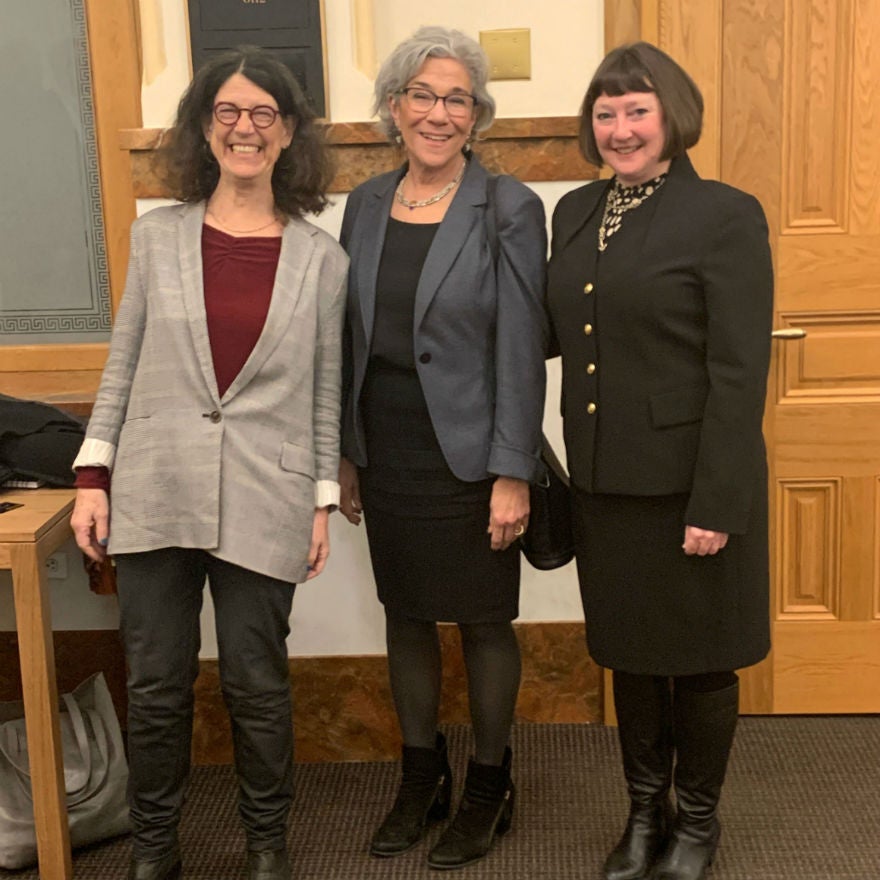 CU Boulder Dean of Education Kathy Schultz, CU Denver Dean of Education Rebecca Kantor, UCCS Dean of Education Valerie Martin Conley