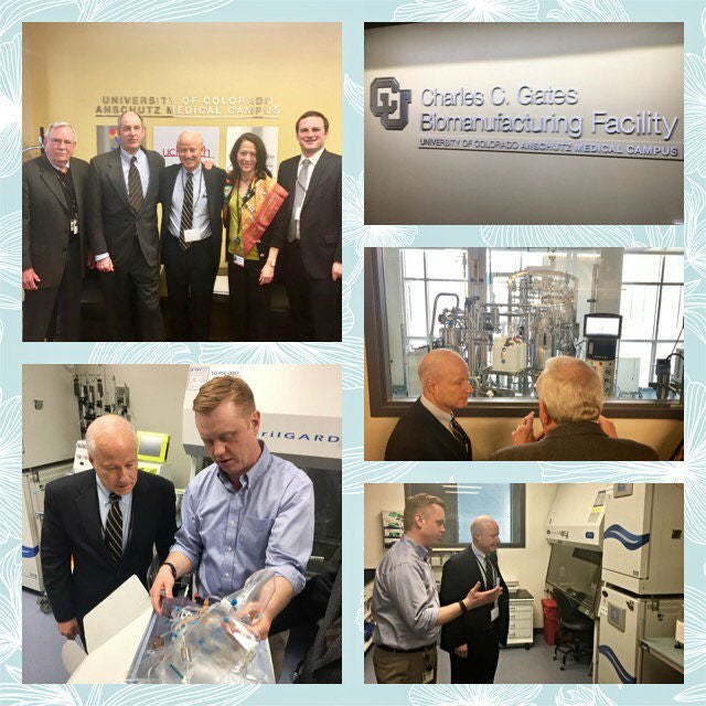 Congressman Mike Coffman at the Gates Biomanufacturing Facility Congressman Mike Coffman at the Gates Biomanufacturing Facility