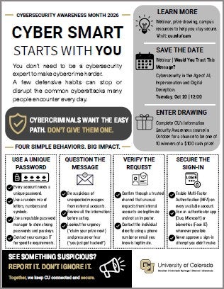 Image of Cyber Smart Infographic