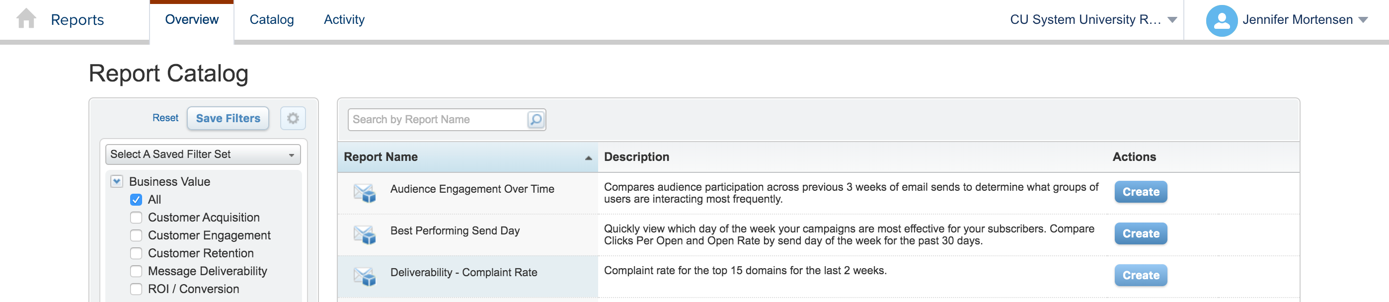 Deliverability - Complaint Rate Report