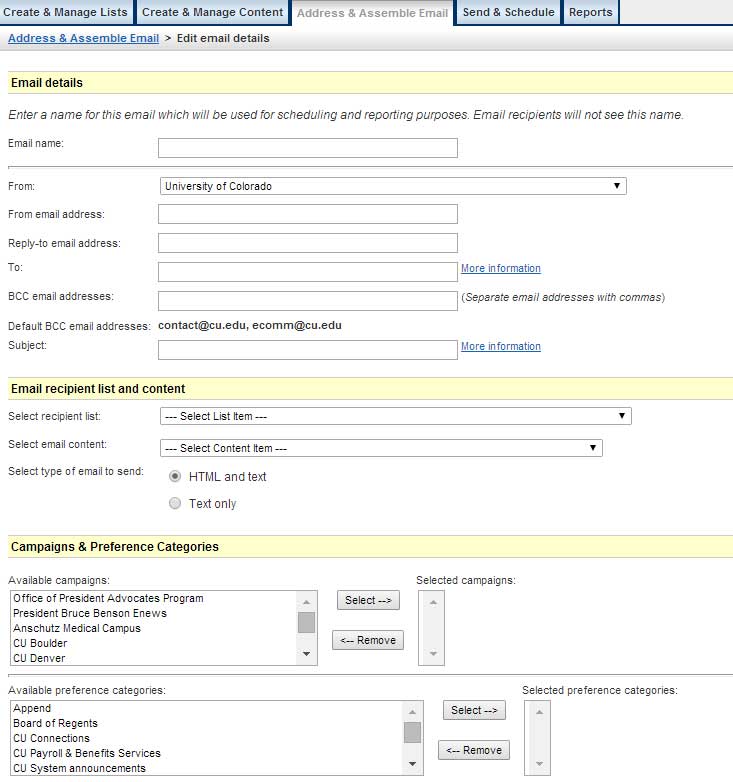 Email Preferences Email Preferences