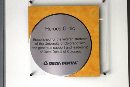 CU Heroes Clinic dental care for veterans