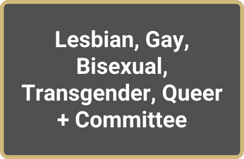 tile labeled Lesbian, Gay, Bisexual, Transgender, Queer + Committee