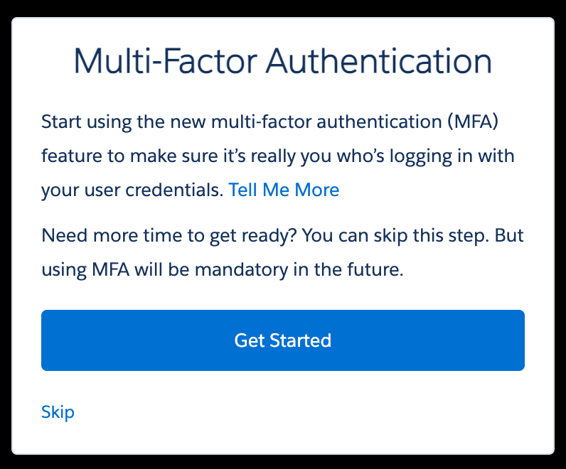 Multi-Factor Authentication - Get Started Multi-Factor Authentication - Get Started