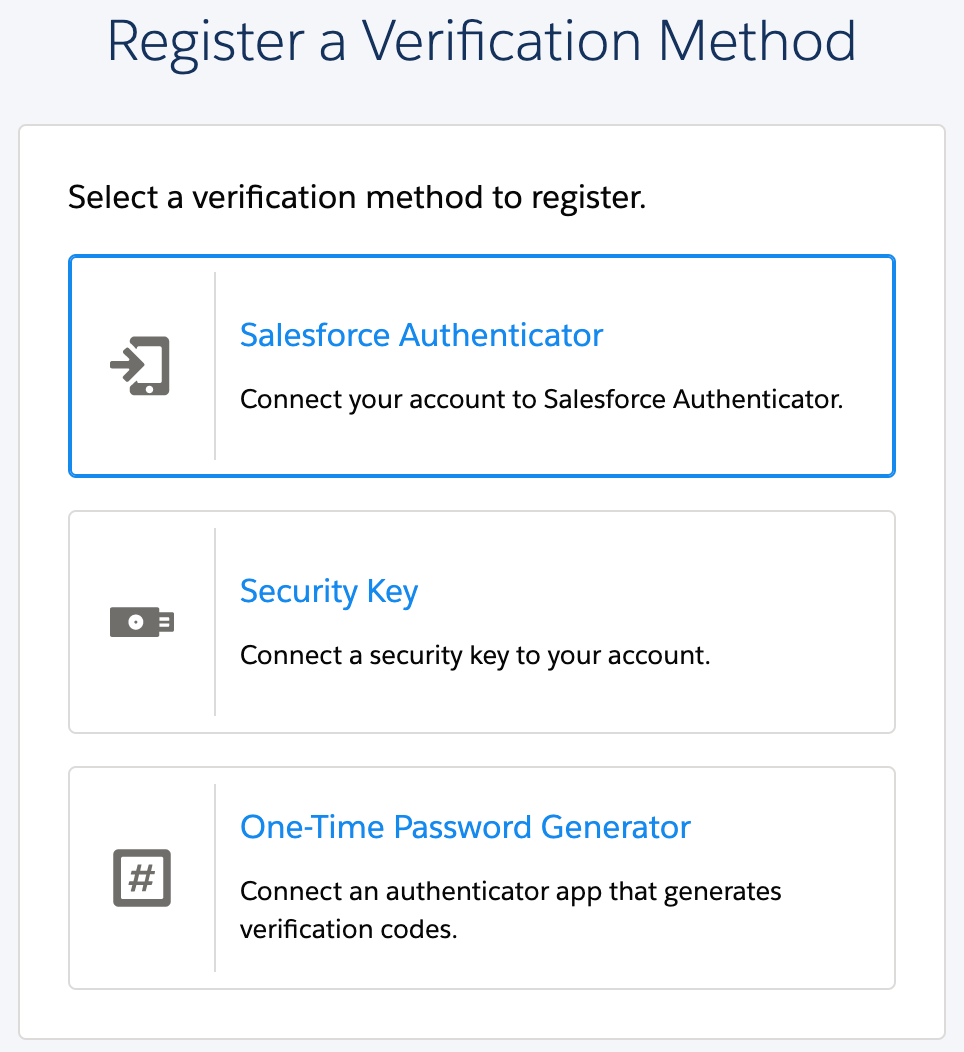 Register a Verification Method Register a Verification Method
