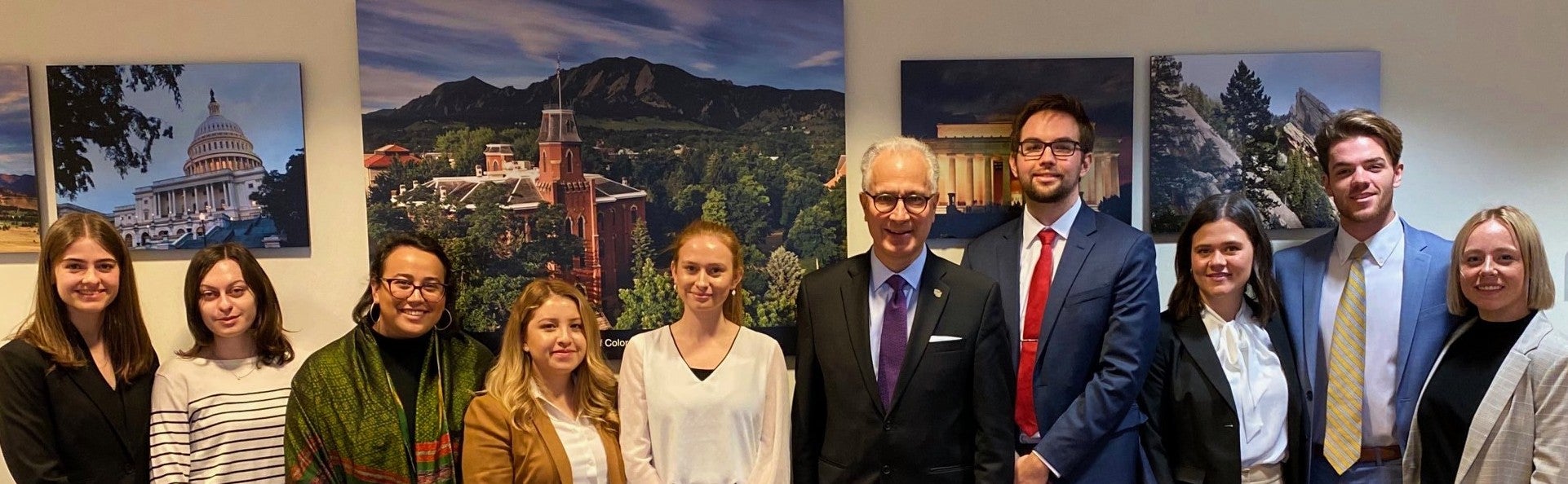 CU President Mark Kennedy with CU in DC Students and CU Boulder’s Student Government (CUSG) leaders