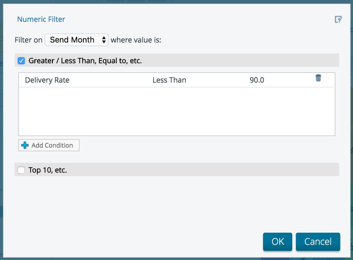Numeric Filter Numeric Filter