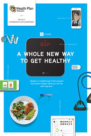 Sample of a CU Health Plan - Prevent poster that will be send to various offices