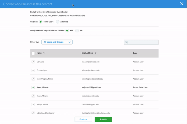 Publish to Access Portal Part 2 Publish to Access Portal Part 2
