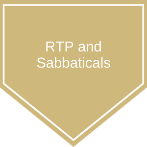 gold banner labeled RTP and Sabbaticals