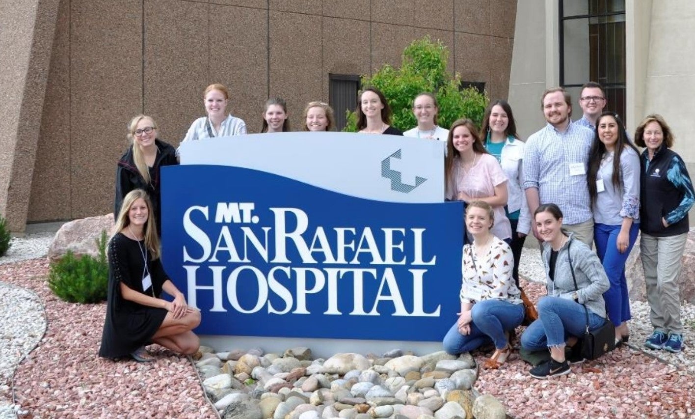 SOM Rural Track students at Mt. SanRafael Hospital