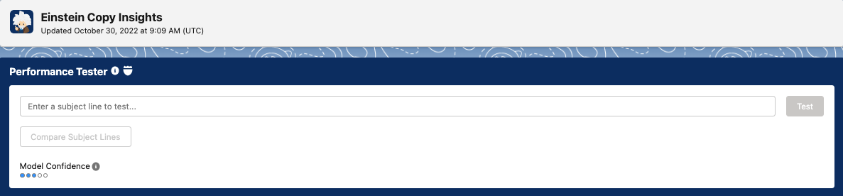 Einstein Subject Line Tester Tool