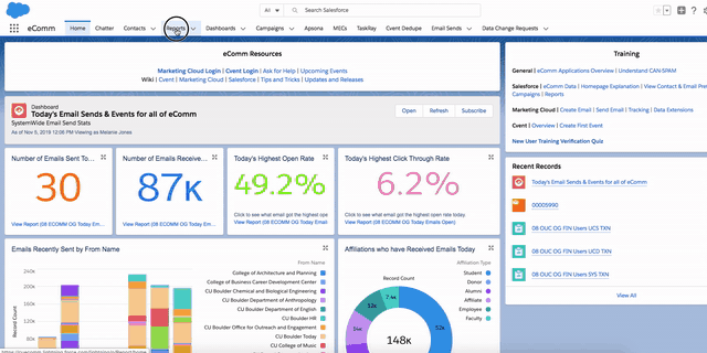 Sharing Report Folders