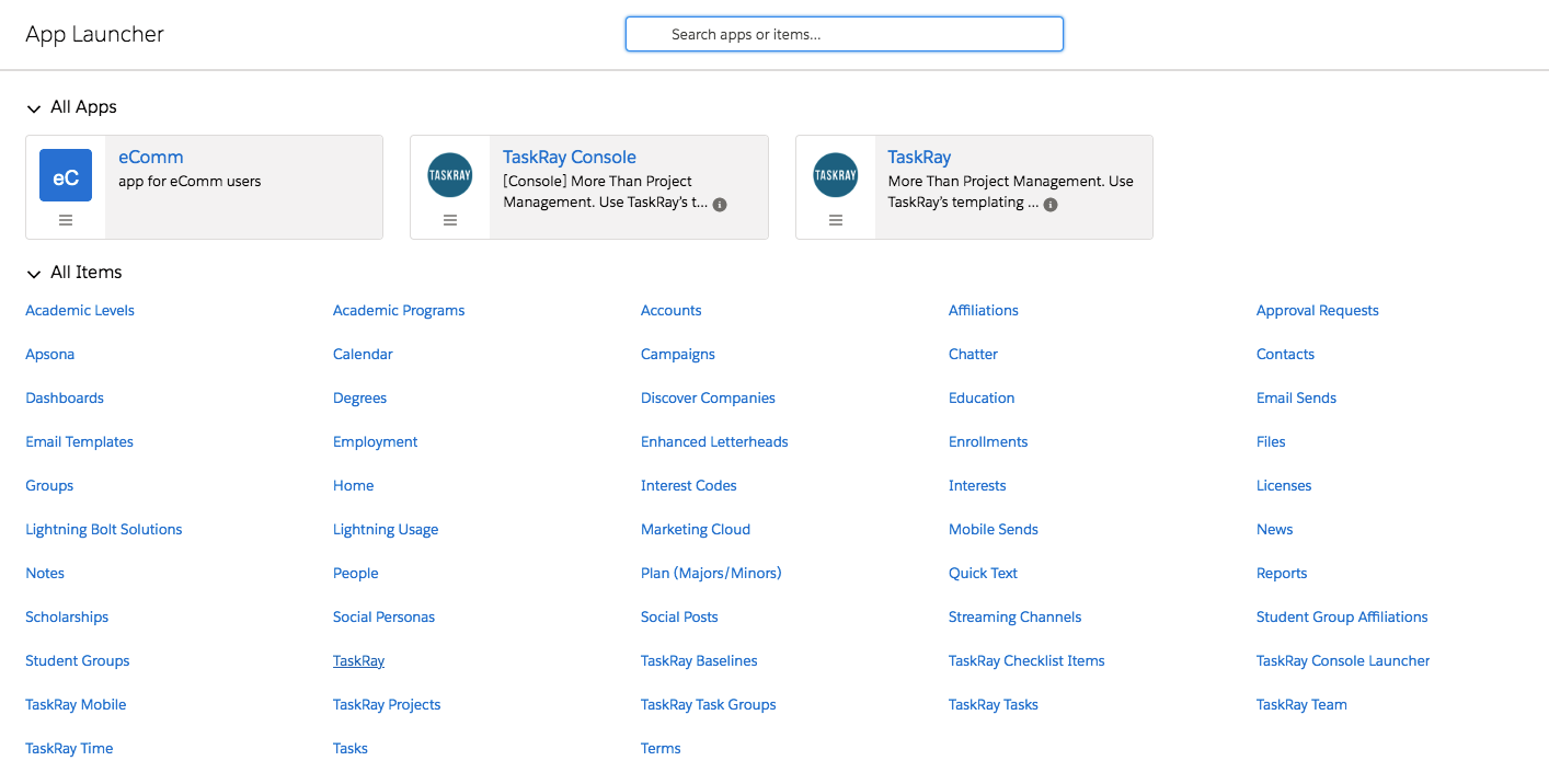 Select TaskRay Select TaskRay