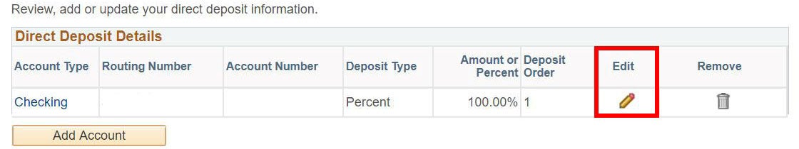 Split Direct Deposit Percentage