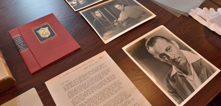 John Barrymore artifacts at CU-Boulder John Barrymore artifacts at CU-Boulder